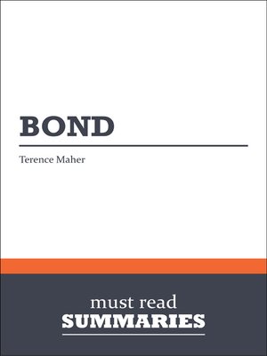 cover image of Bond - Terence Maher
